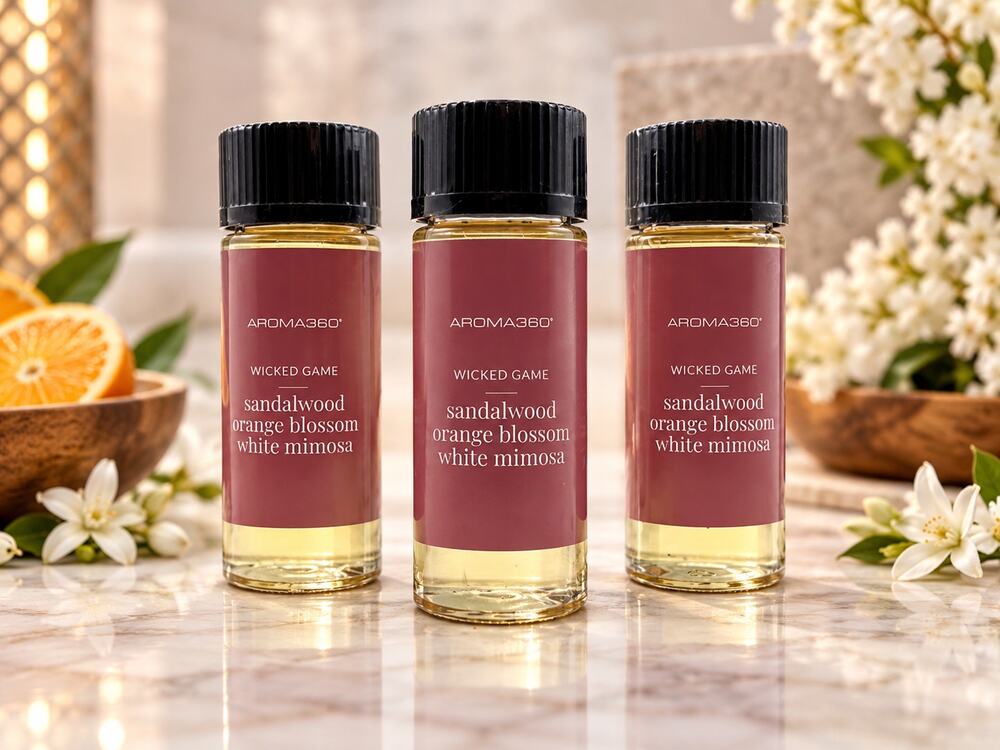 Aroma360 Wicked Game Fragrance Oil 3 x 50ml New